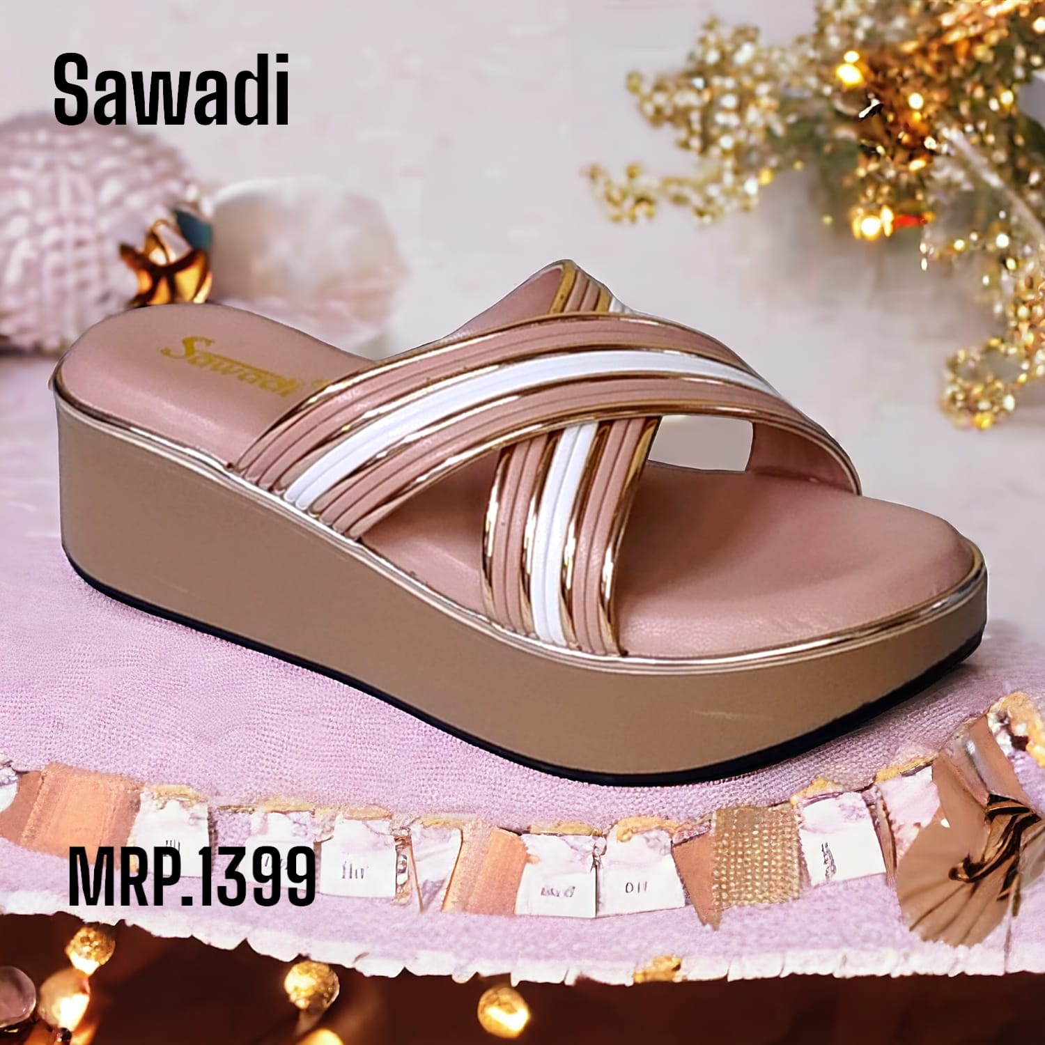 Sawadi Women Casuals Heel chappals