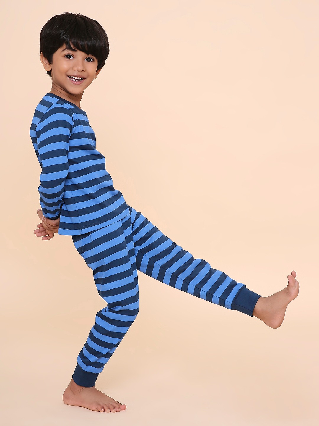 Boys- 2 piece printed cotton jogger lounge set