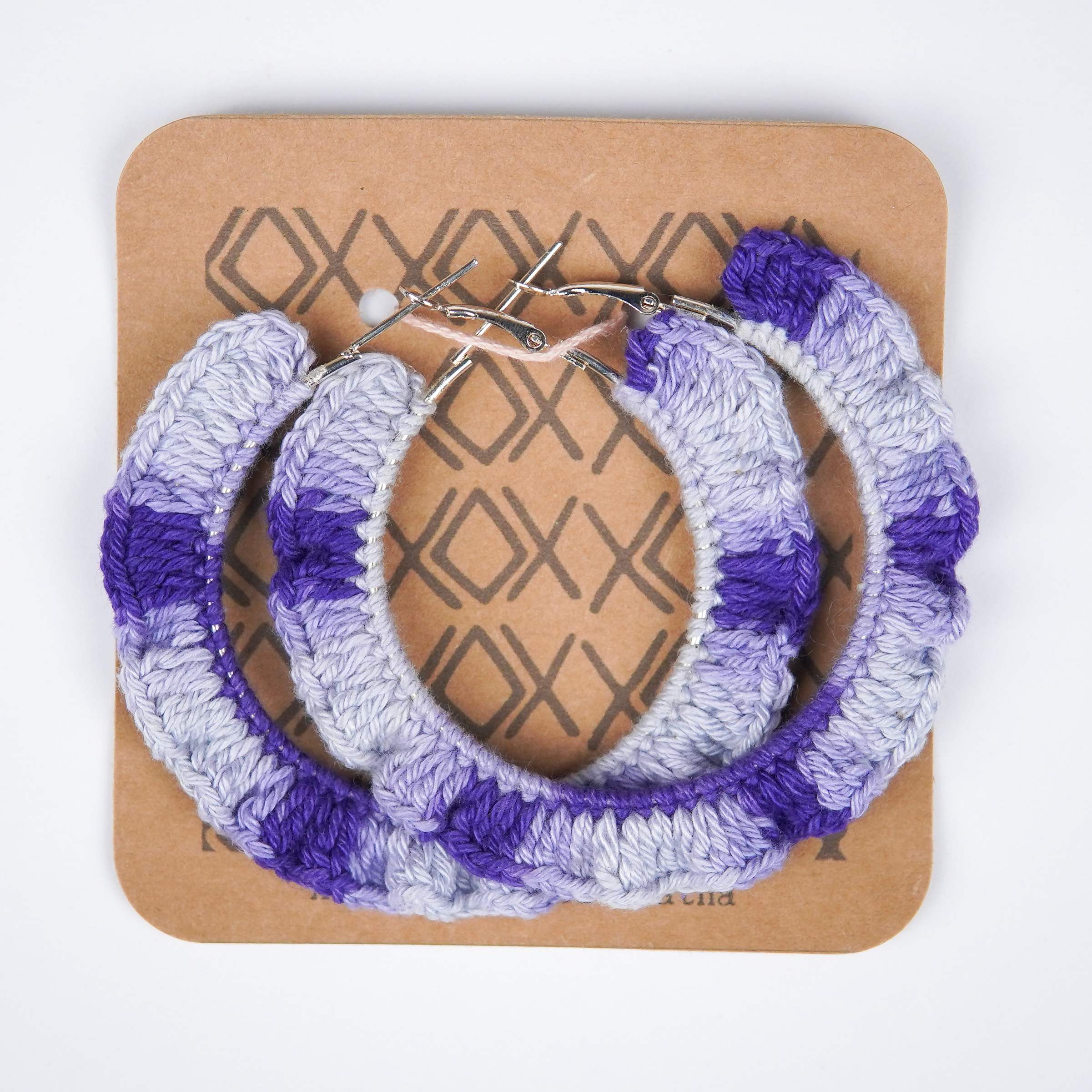 Lavender Pankh Hoops