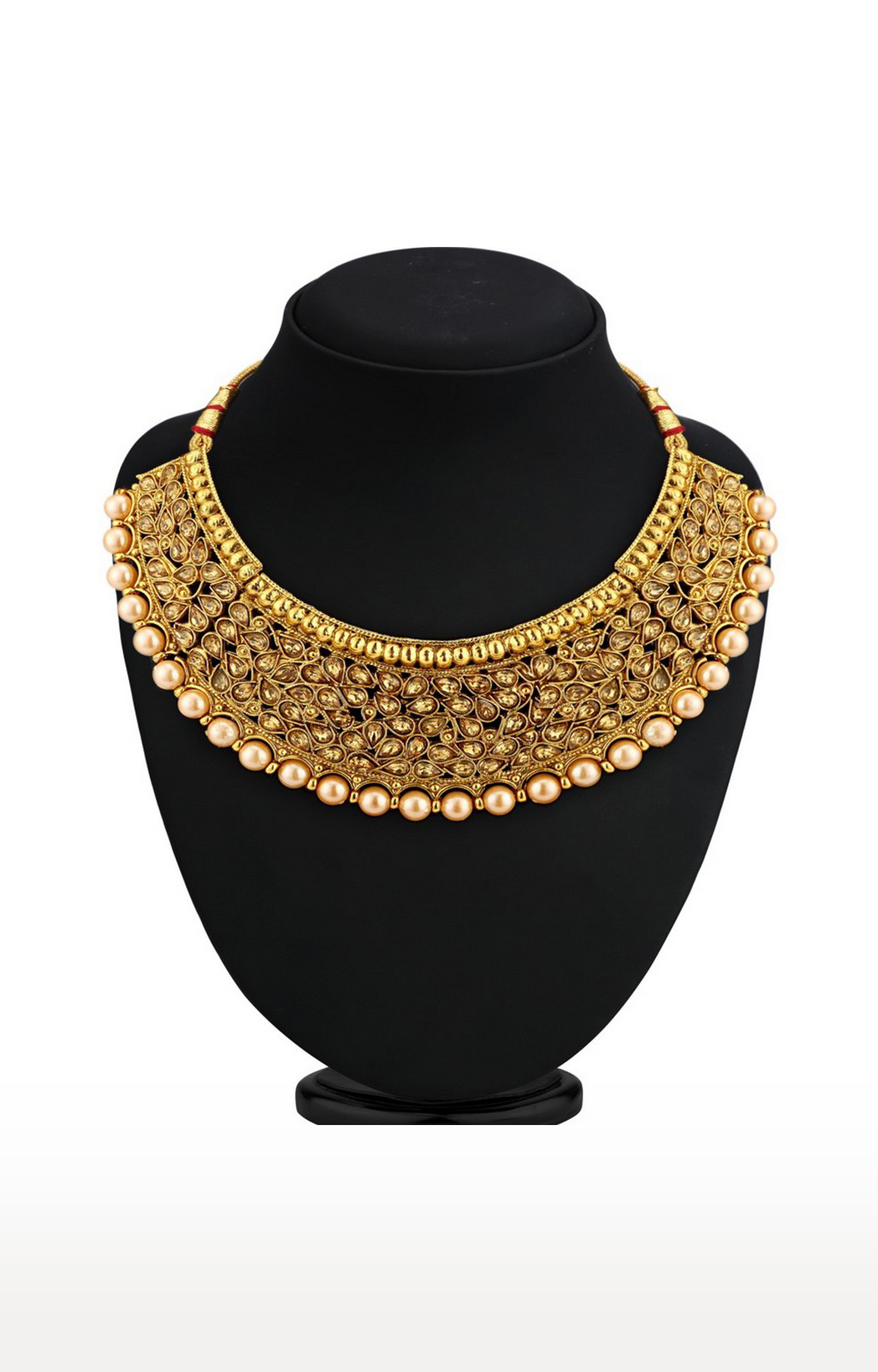 Sukkhi modish top gold plated necklace