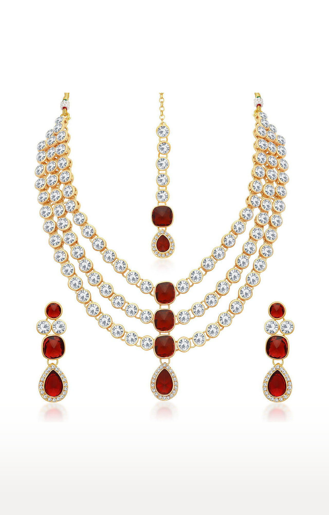 Sukkhi modish deals gold plated necklace
