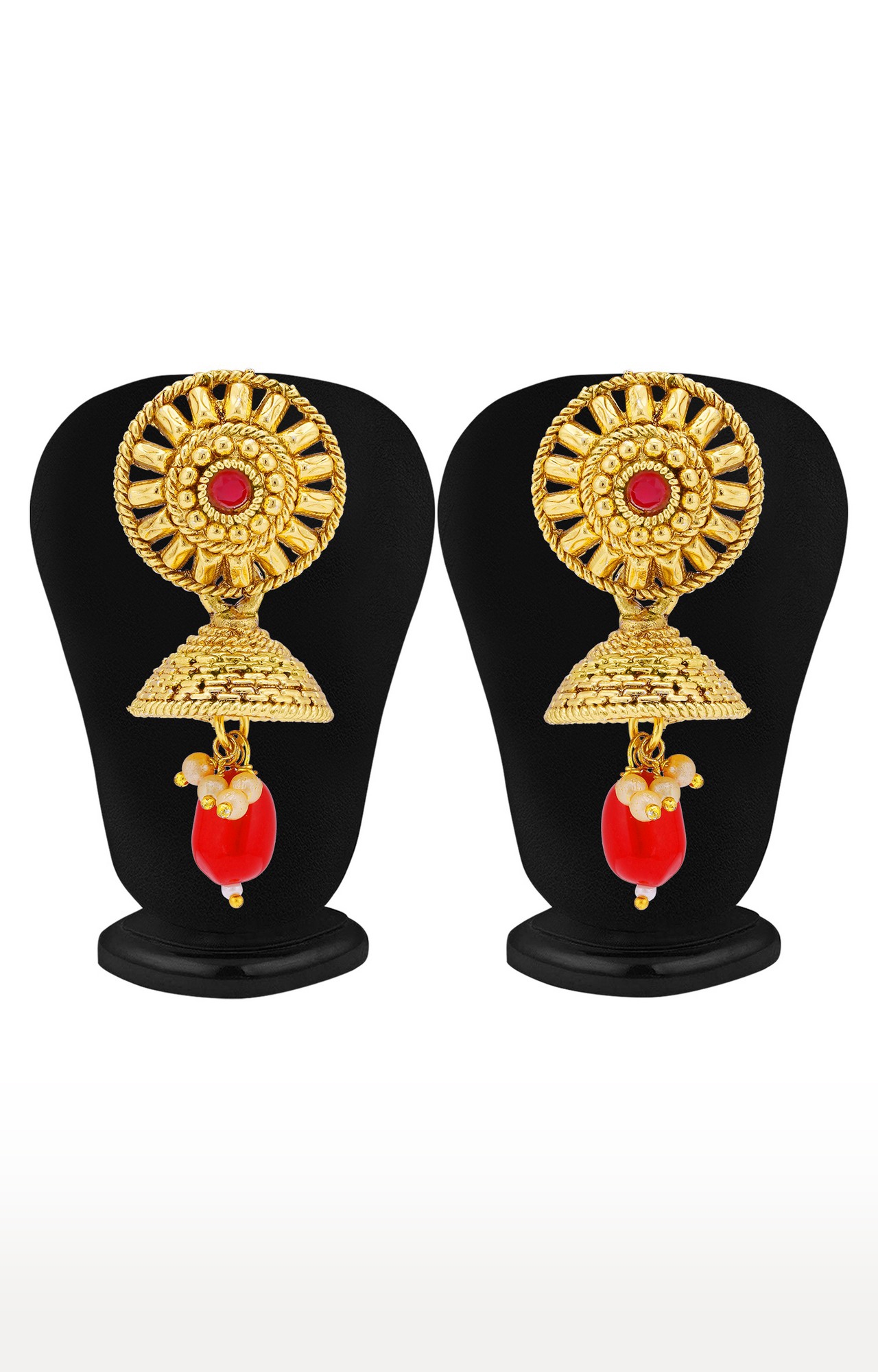 SUKKHI | Sukkhi Gleaming Gold Plated LCT Stone Long Haram Necklace Set For Women 5