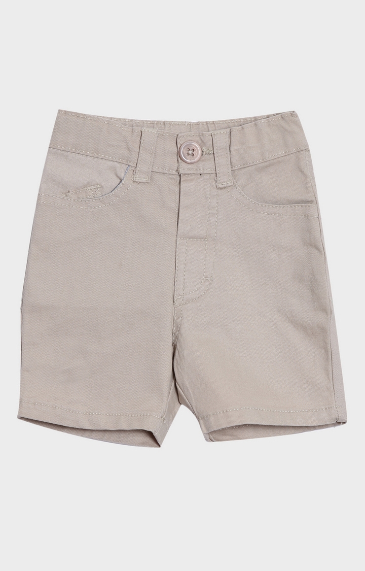 Nuberry | Grey Solid Shorts 0