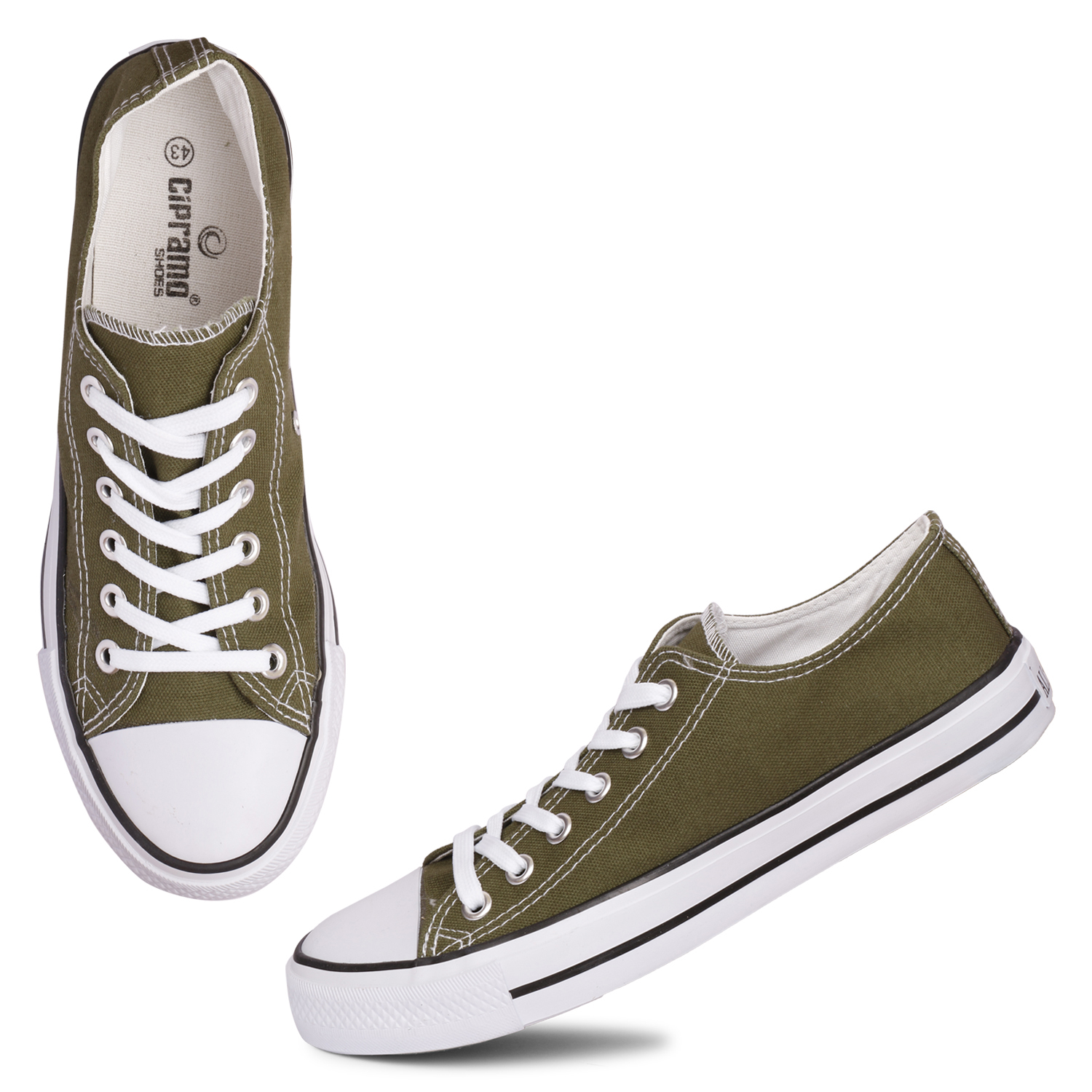 Army green canvas shoes store