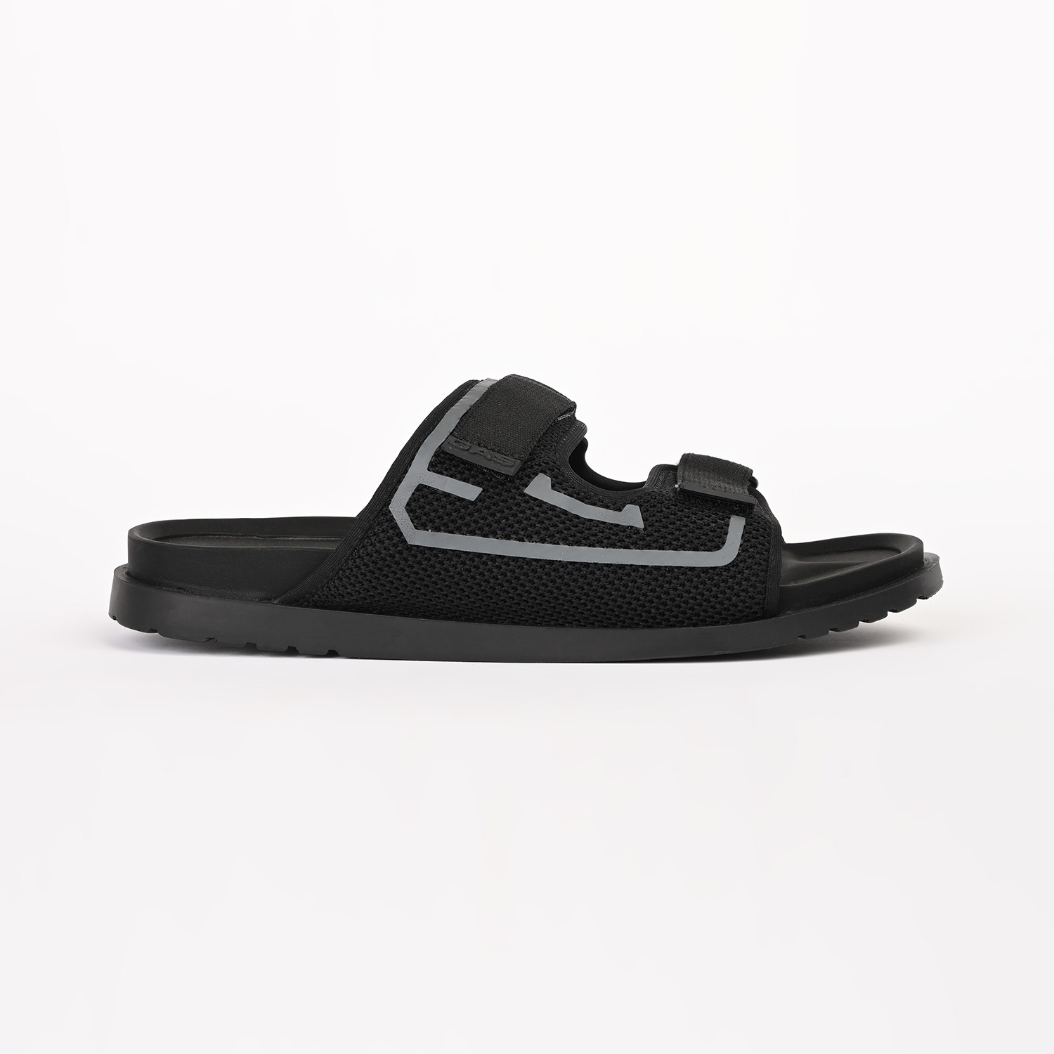 Men's StrapGrid Black Sandals