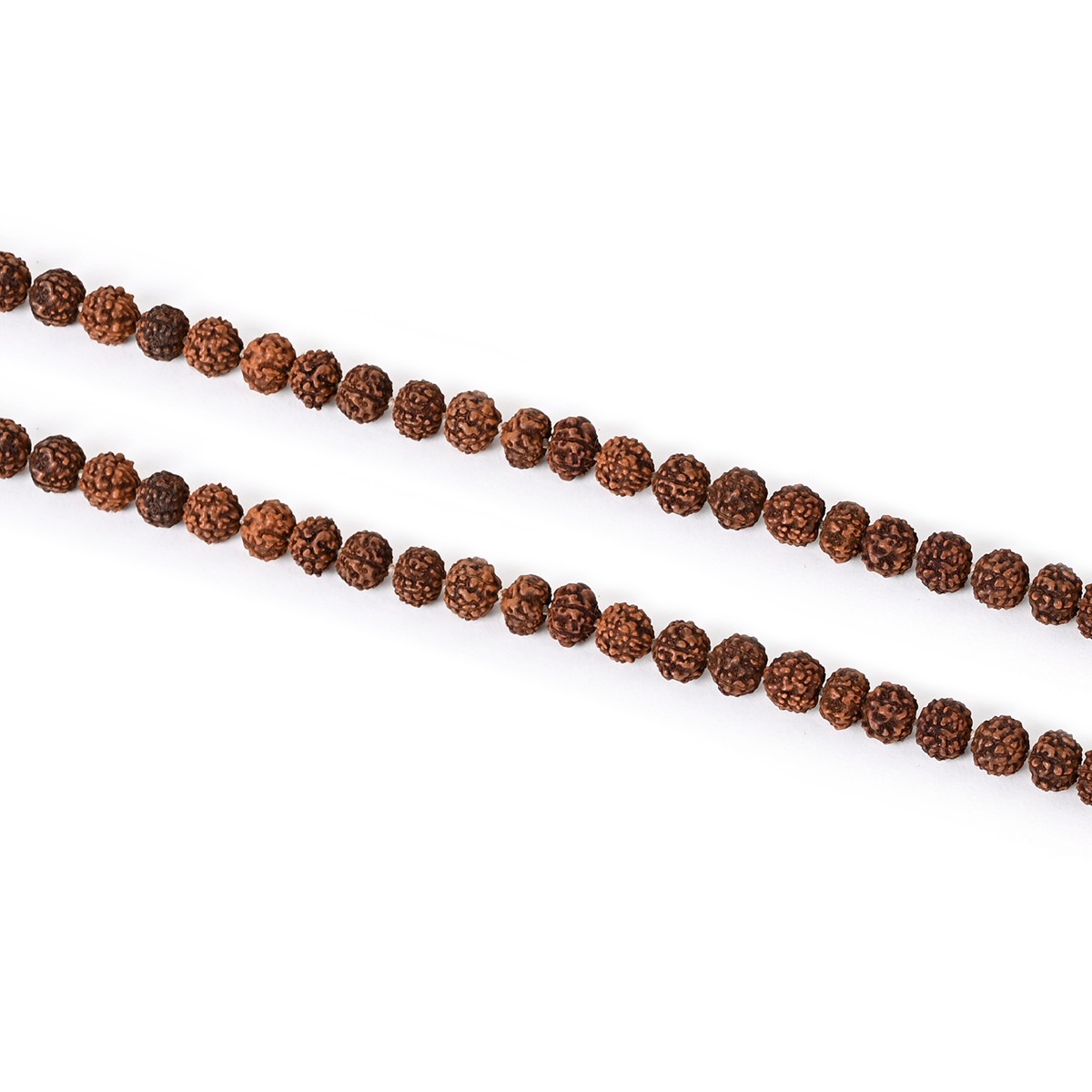 Shiv Ratan Kendra 5 Mukhi Original Rudraksha Mala II Genuine Quality II 108+1 Bead II 40-45 CM Length II Weight 25-35 Grams