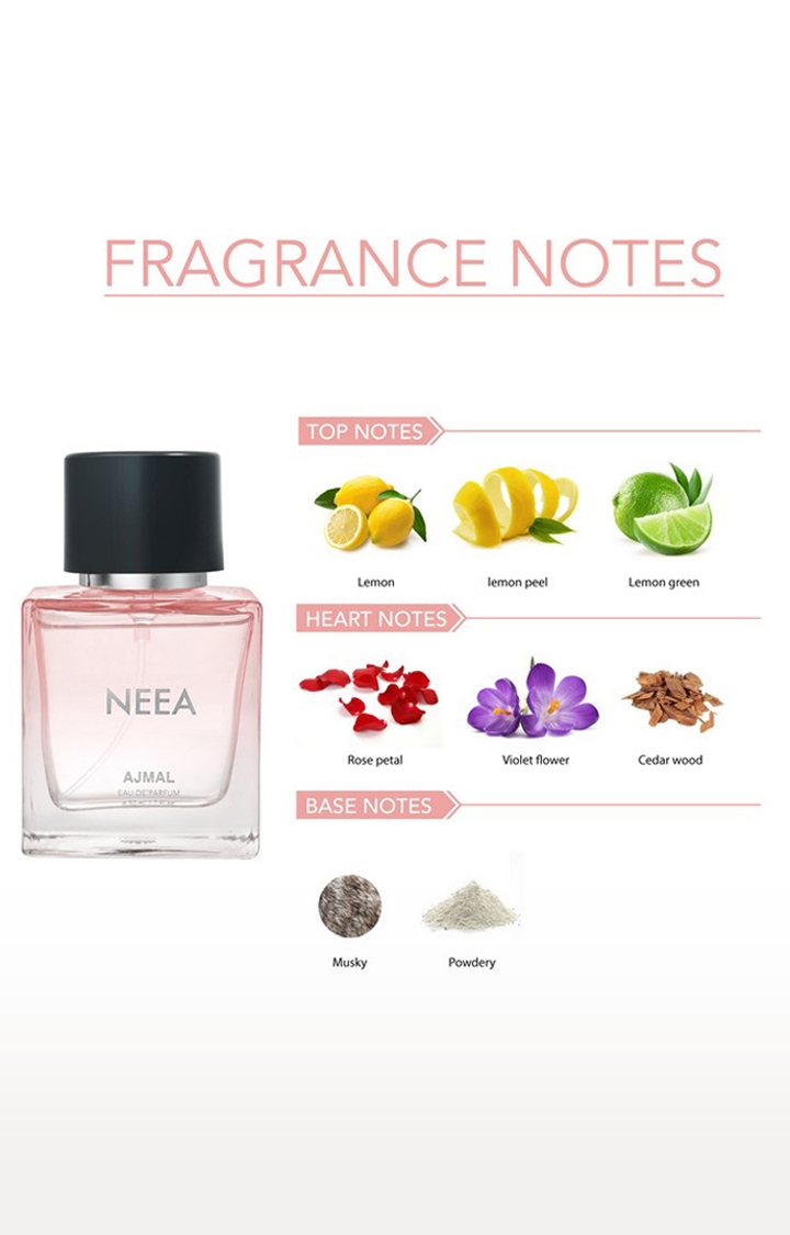Ajmal | Ajmal Neea Eau De Parfum Floral Perfume 50ML Long Lasting Scent Spray Party Wear Gift For Women. 2