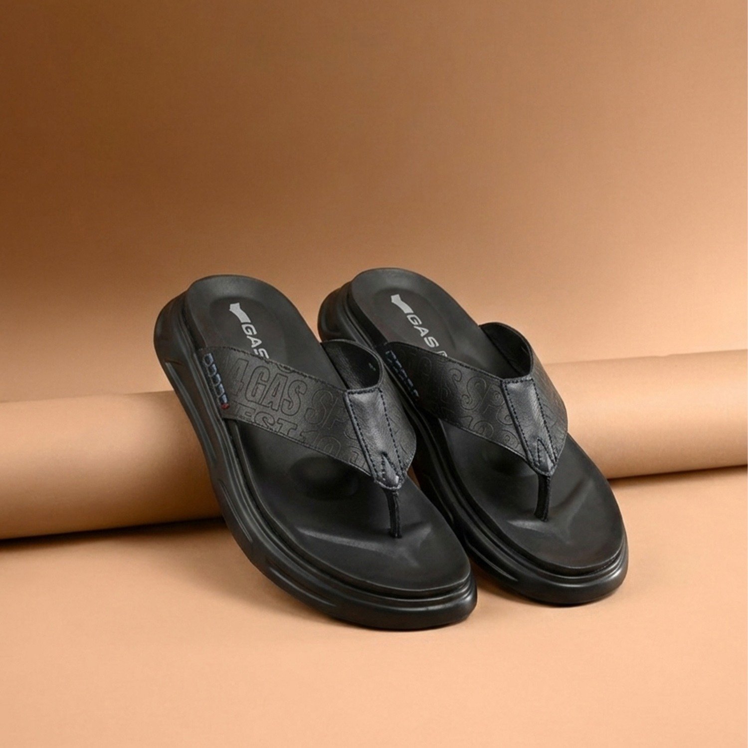 Men Pelle Navy Sandals