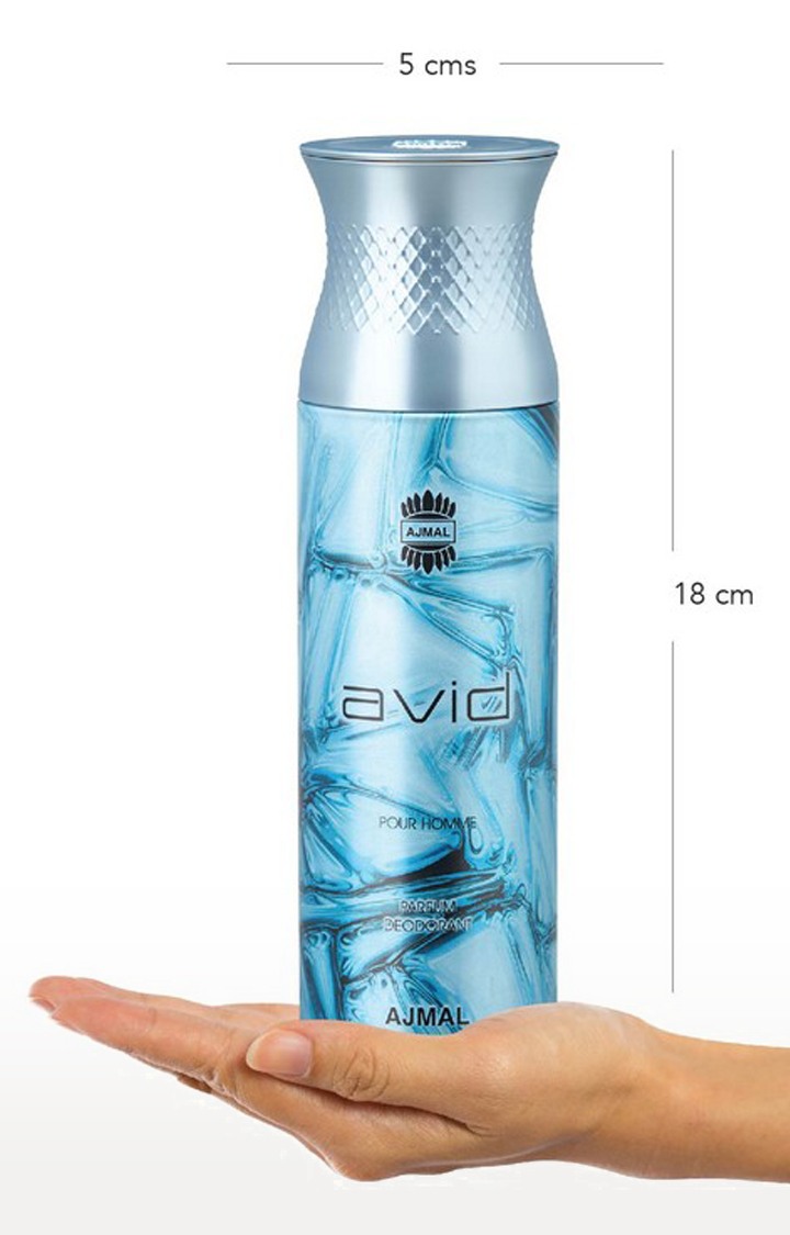 Ajmal Neutron EDP Fruity Perfume 100ml for Men and Avid Homme Deodorant