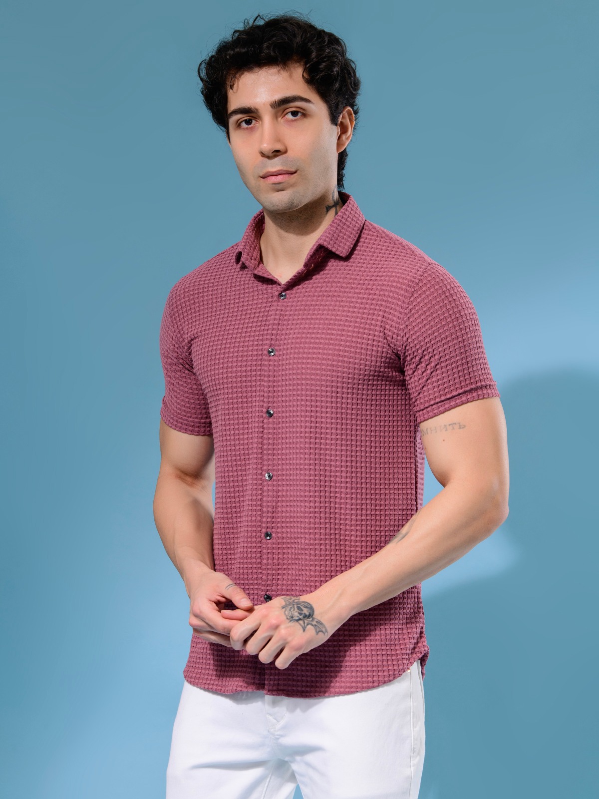 ALBION MENS OLDGARAGE 5 (ONION) SHIRT