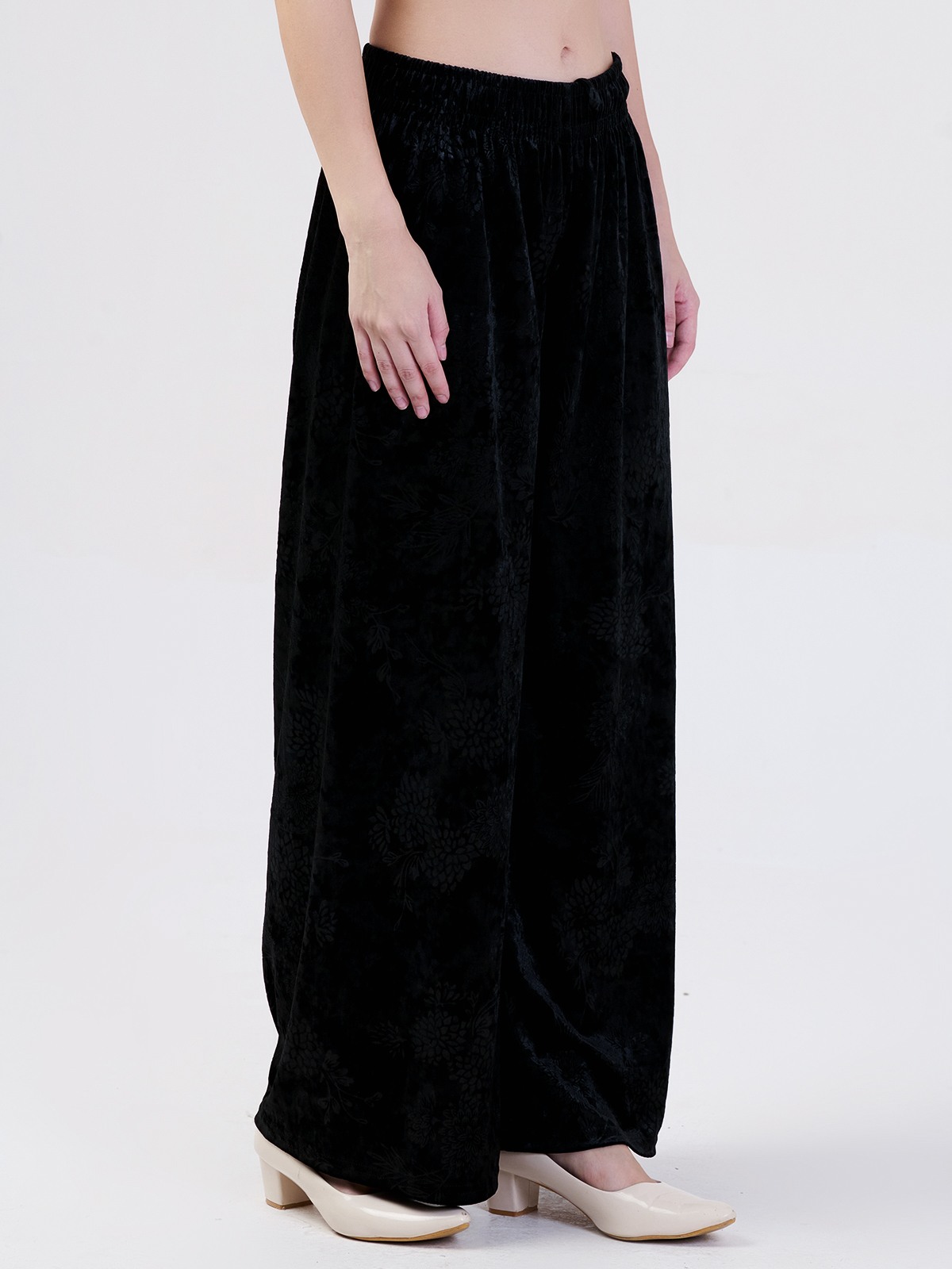 ALBION SMART LADIES BLACK HAREM PANT