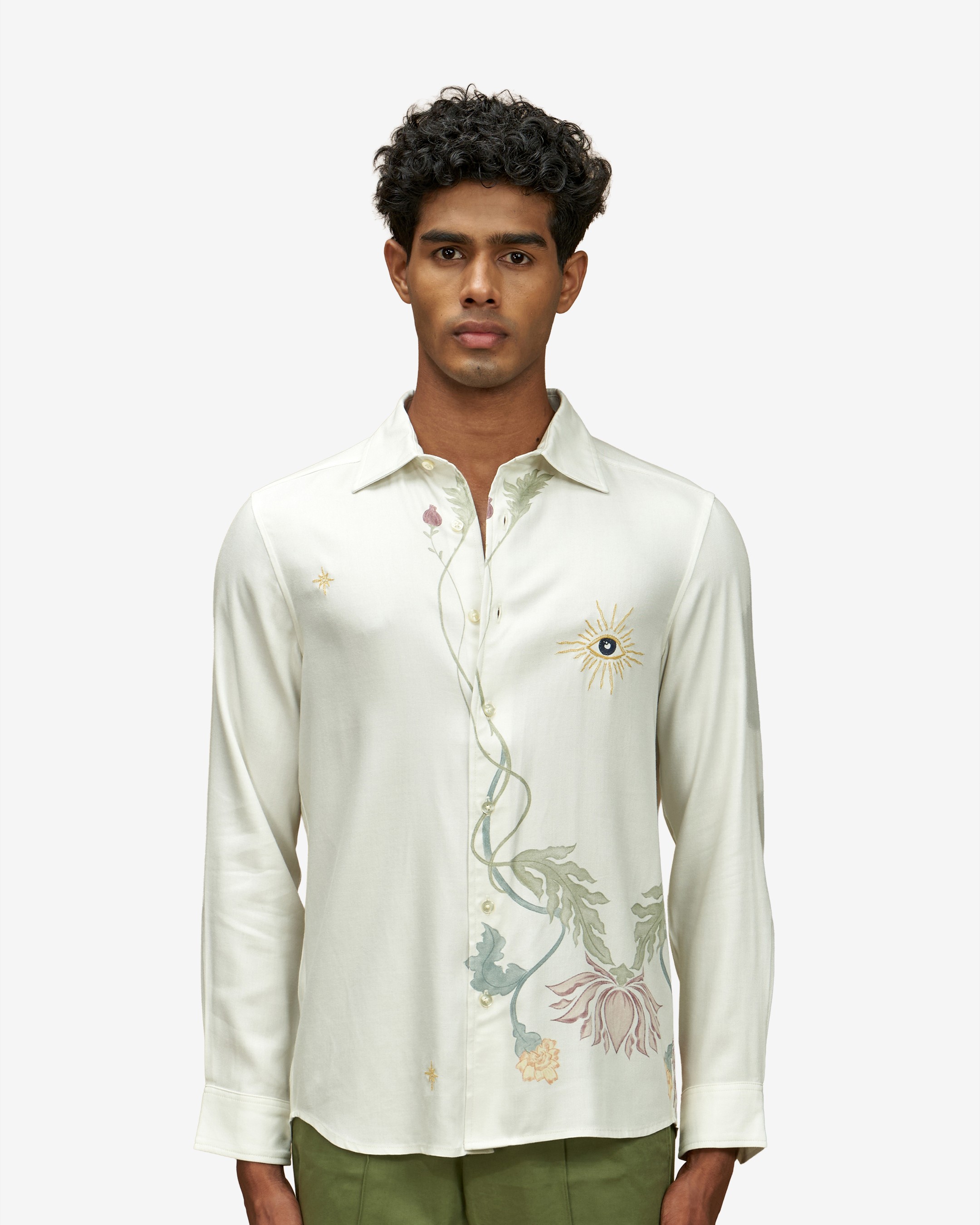 Cutaway Collar Shirt