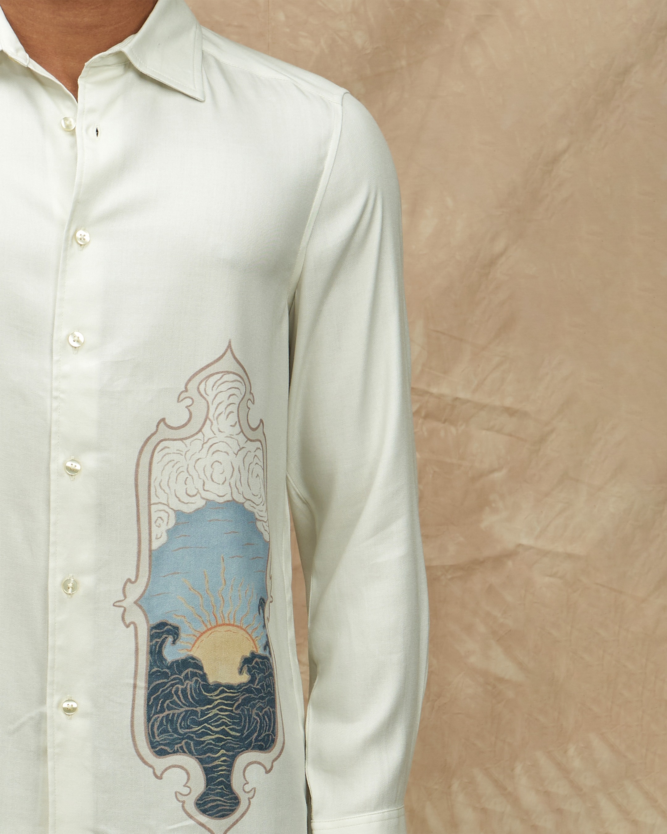 Cutaway Collar Shirt