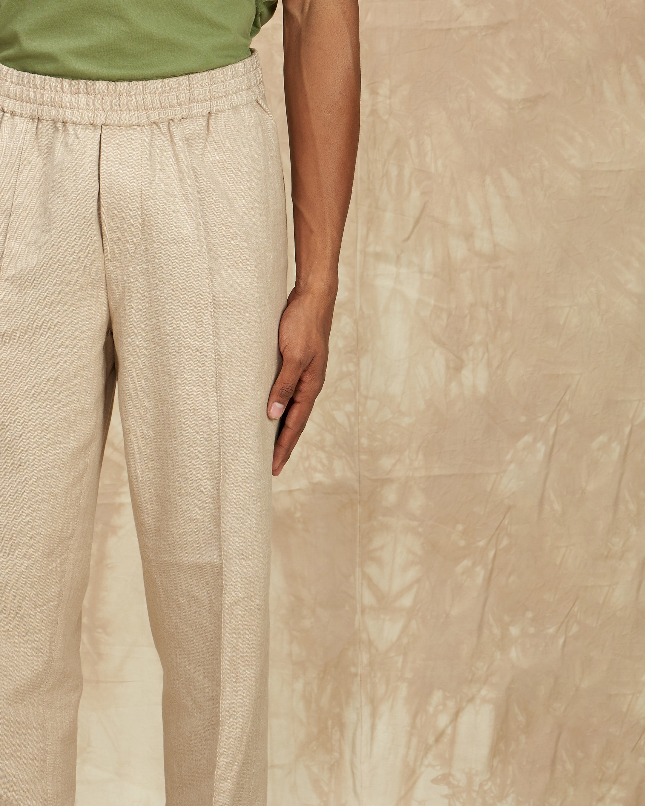 Tapered Drawcord Trousers
