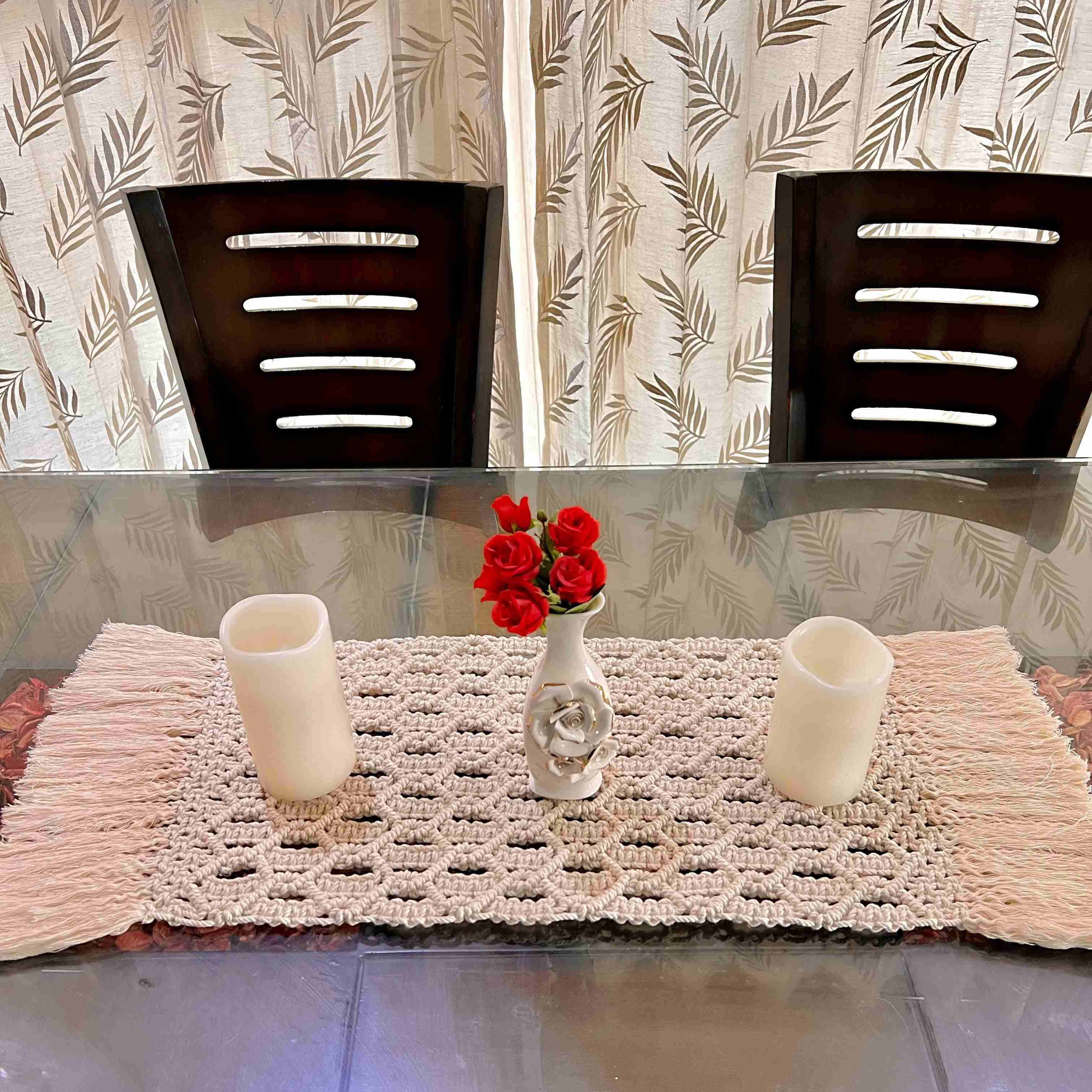 Macrame Rectanglar Table Mat