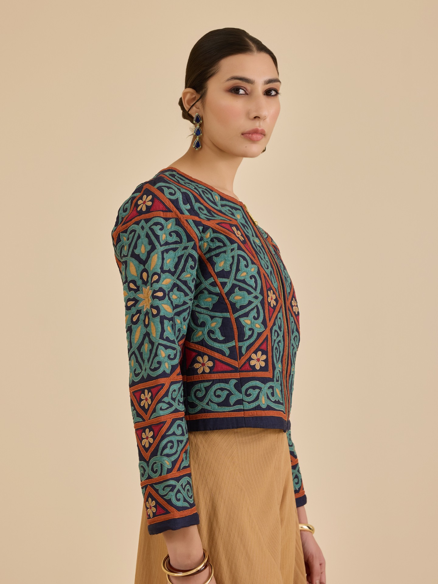 Blue Meera- Quilting Jacket