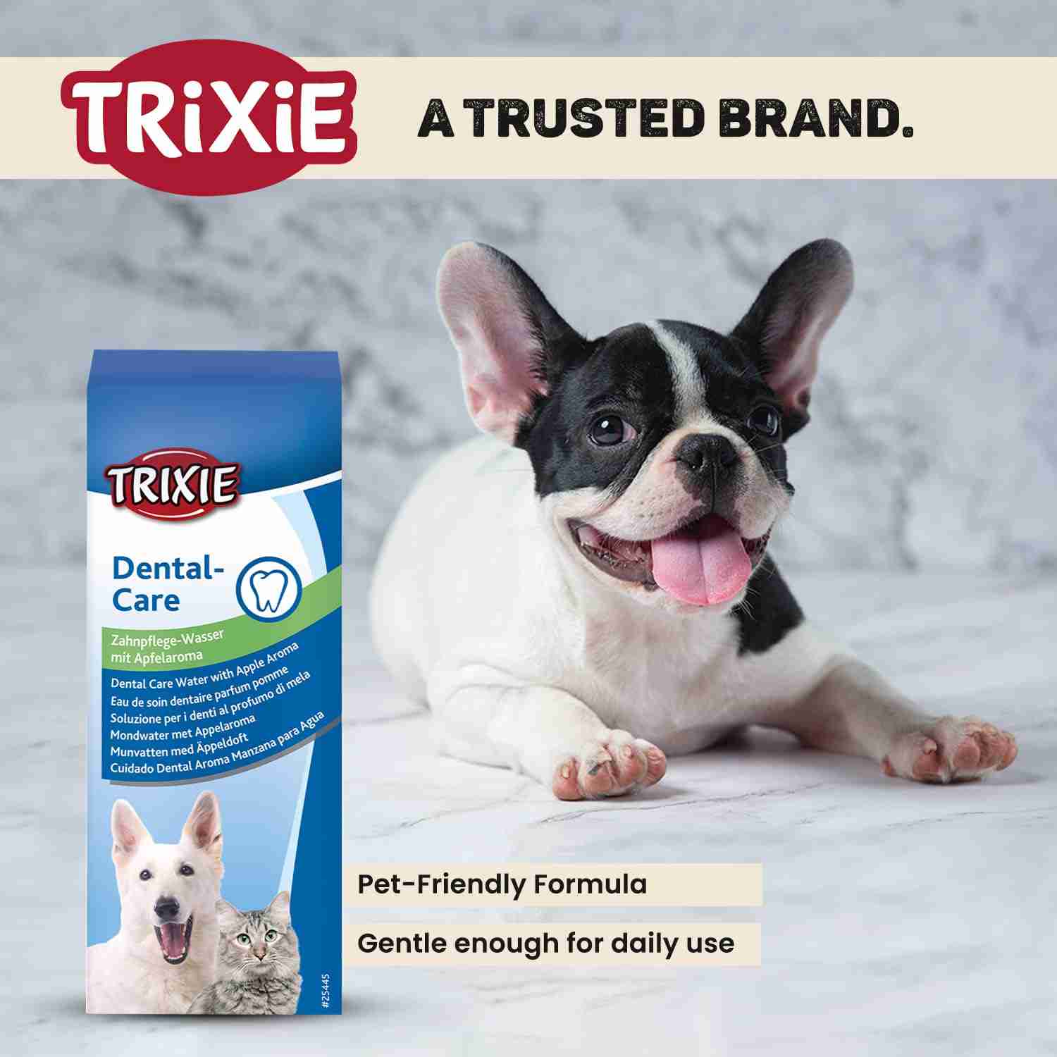 Trixie Dental Care Water with Apple Aroma for Dogs and Cats