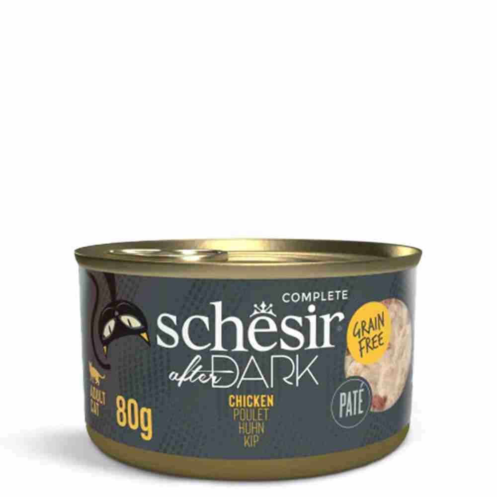 Schesir After Dark Cat Pate Chicken 80G – (Best Before Mar’26)