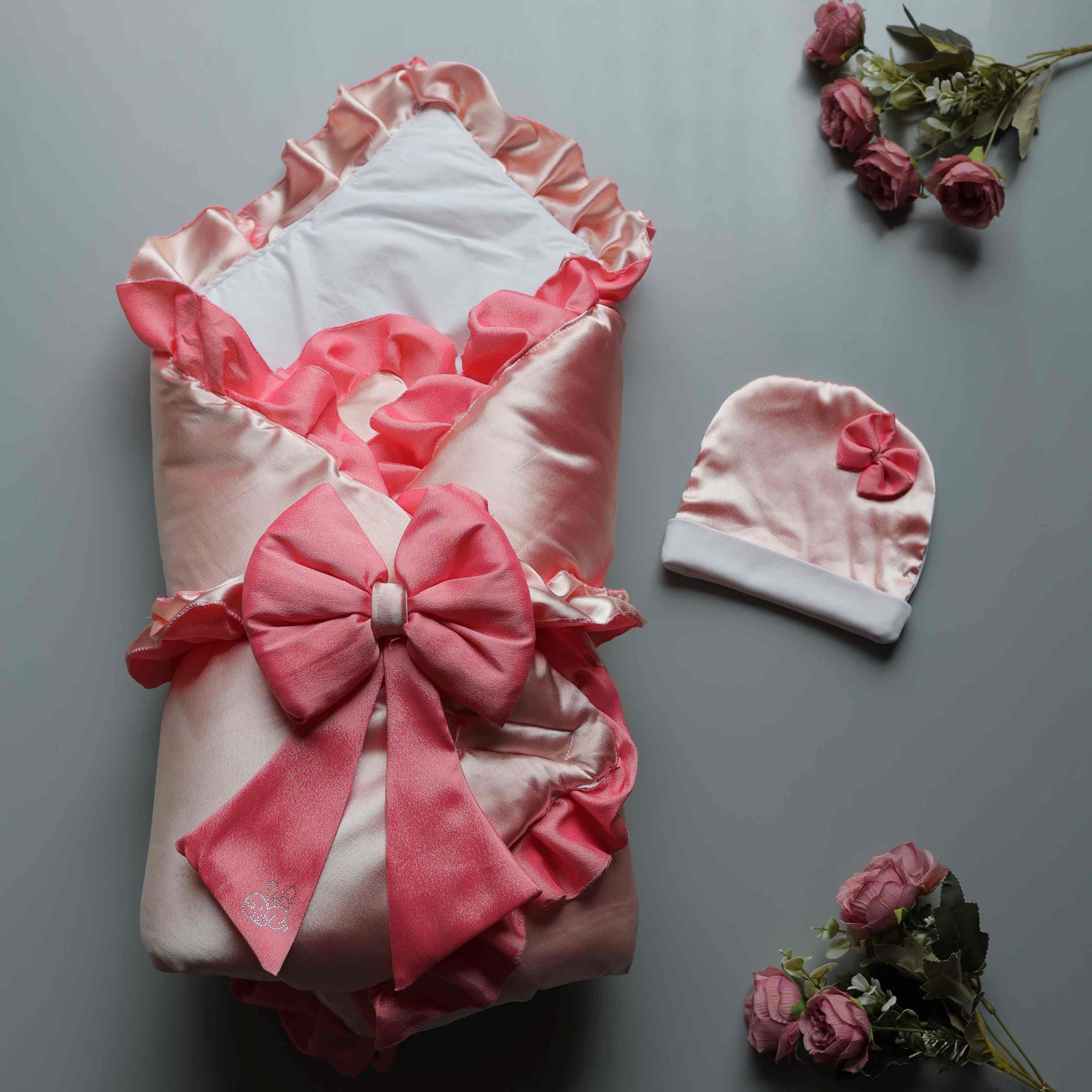 Peach Blush Luxe Drape Set