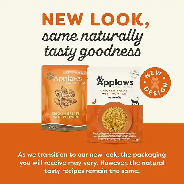 Applaws Cat Wet Food Chicken Breast with Pumpkin in Broth 70g