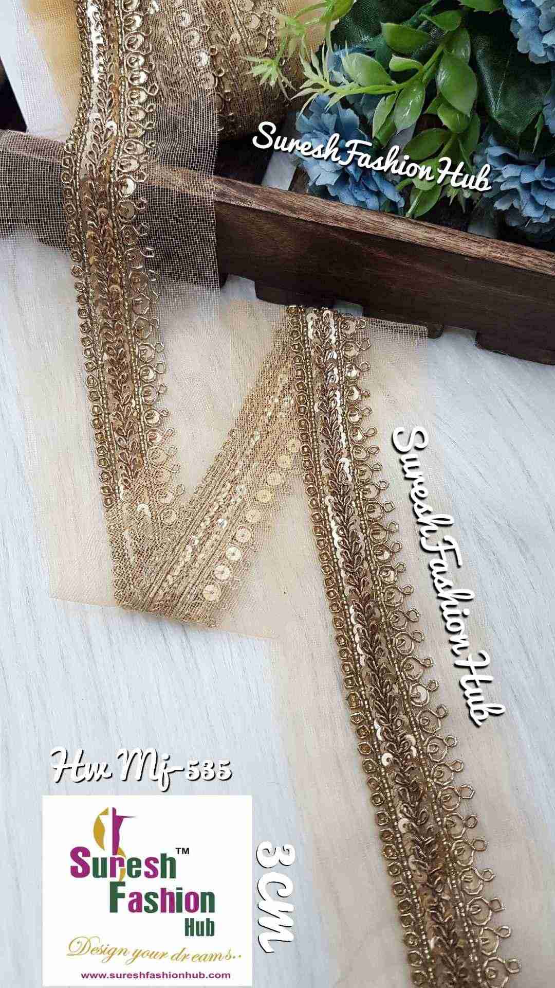 Handmade decorative Antique Gold Ribbon