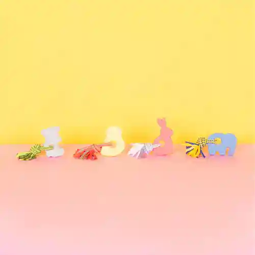 Zippy Paws ZippyTuff Teether Elliot the Elephant Plush Toy for Dogs