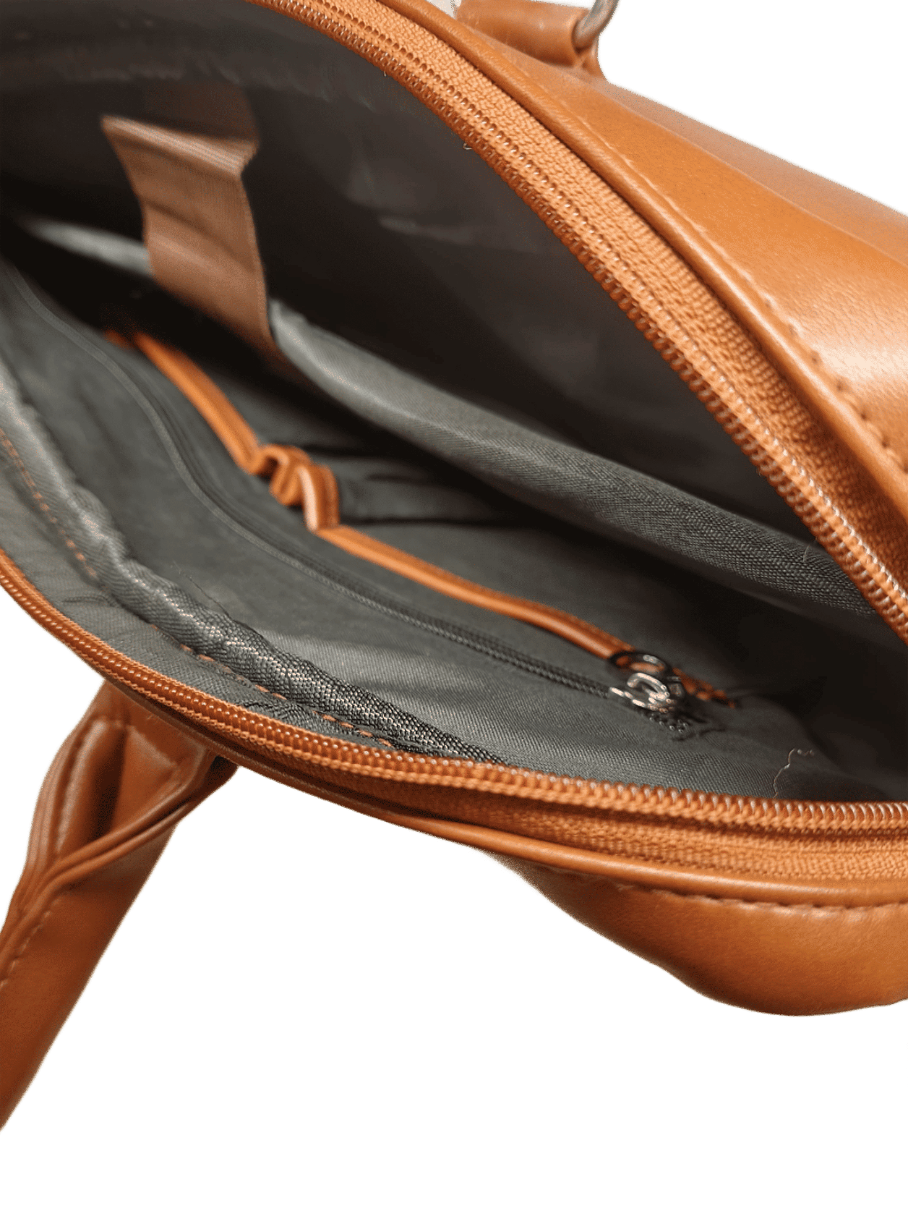 Crimsoune Club Men's Brown Synthetic Leather Executive Laptop Bag