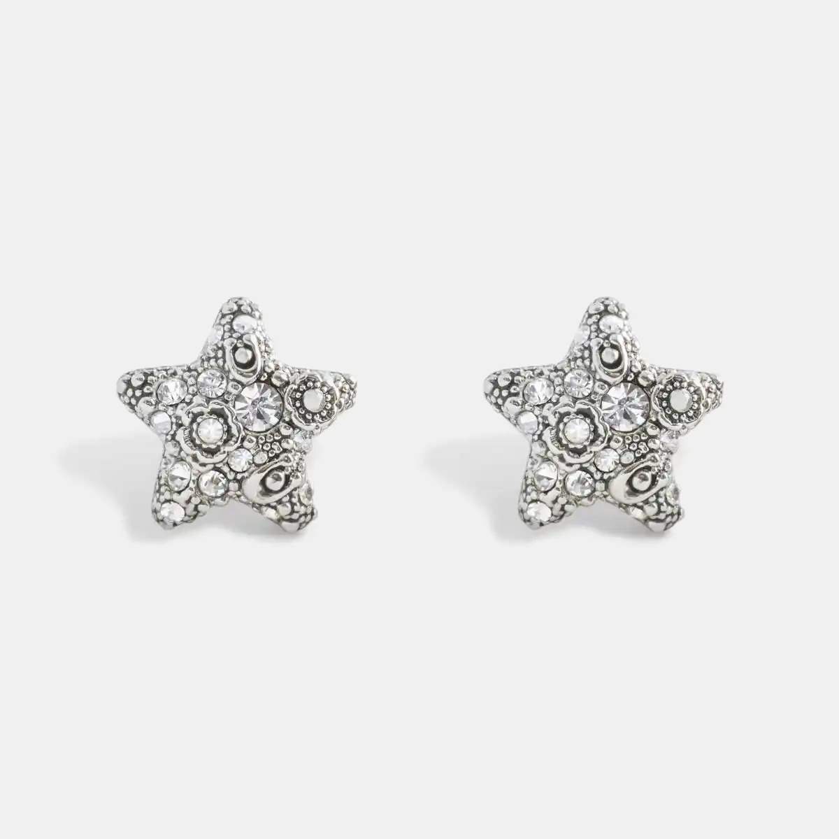 Signature C Pavé Star Stud Boxed Earrings