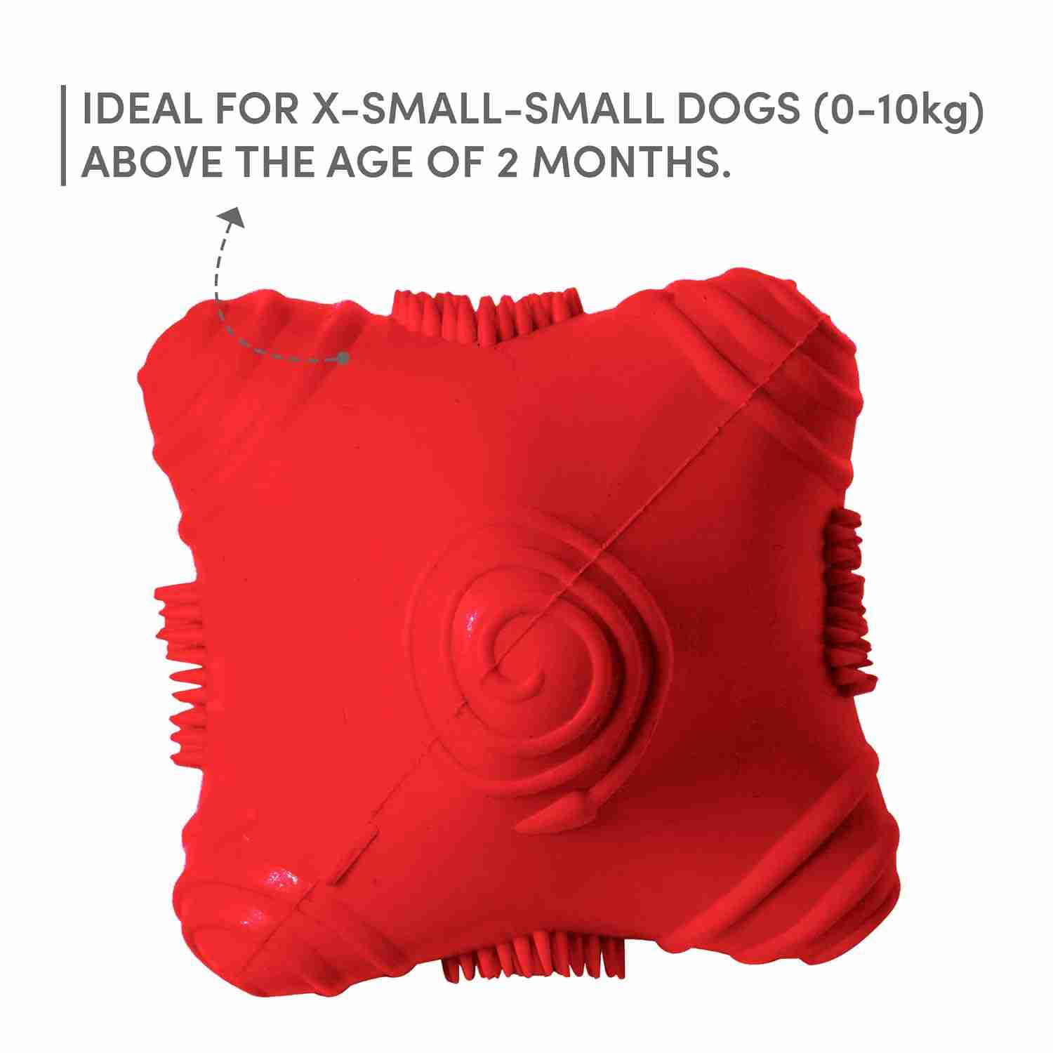 Barkbutler Just A Snitch Red (5x4.5x4.3 cm) Toy for Dogs