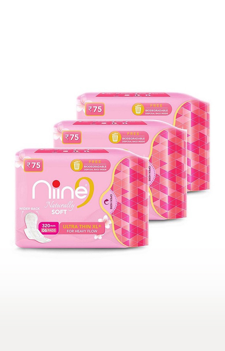 NIINE | Niine Naturally Soft Ultra Thin XL+ Sanitary Napkins 0