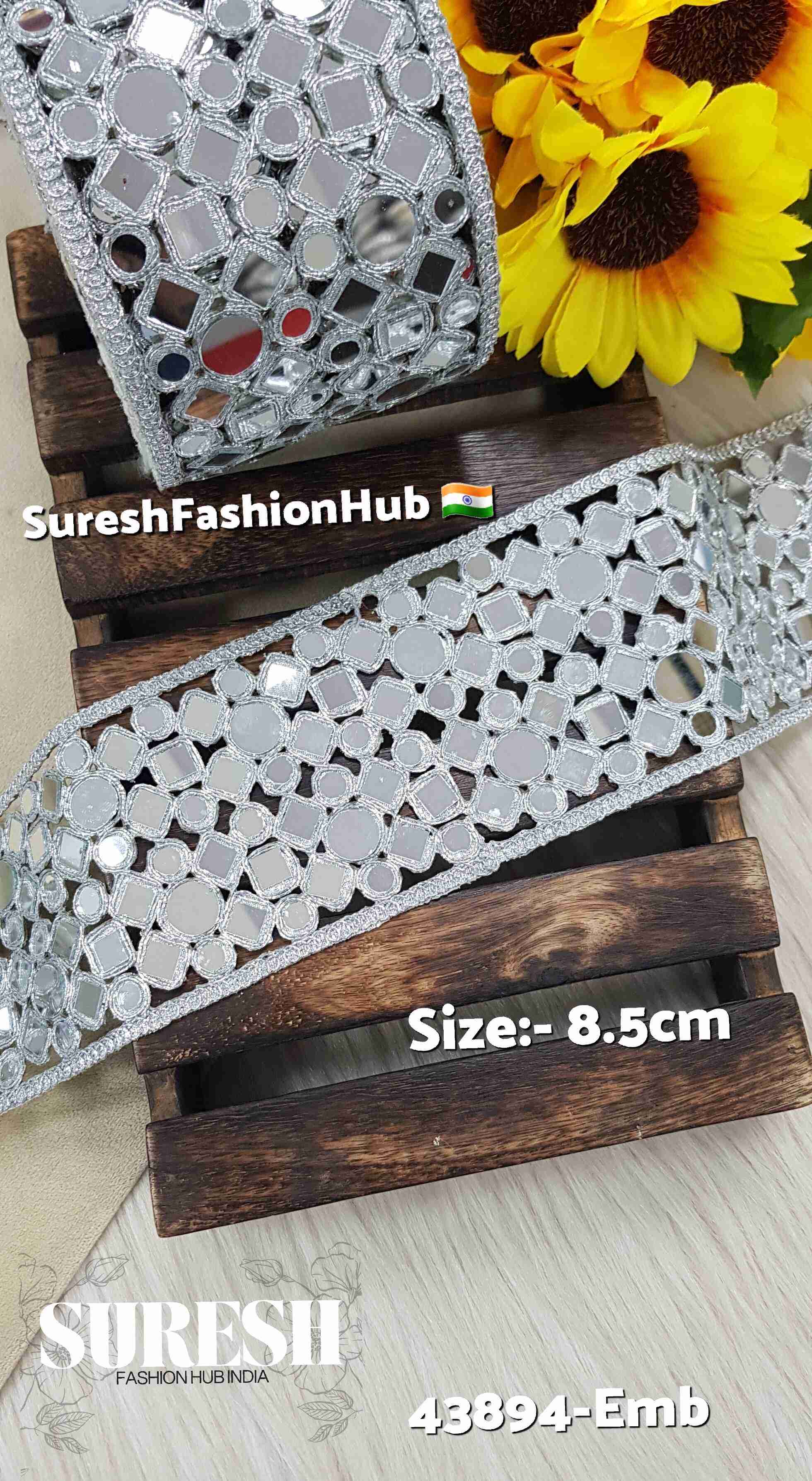 Silver Shine Mirror Lace