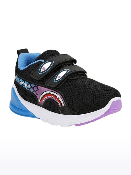 Campus Shoes | Girls Black NT 252V Running Shoes 0