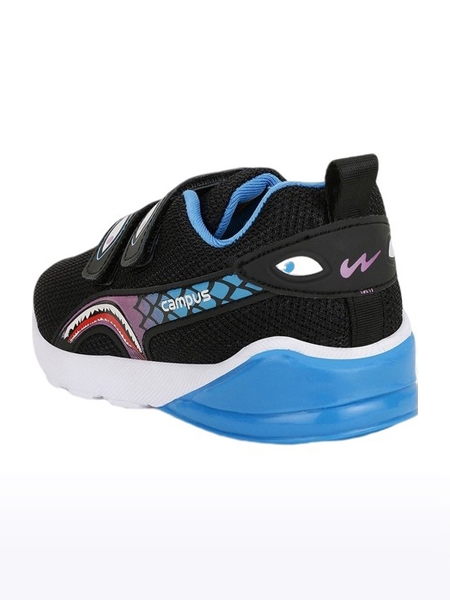 Campus Shoes | Girls Black NT 252V Running Shoes 2