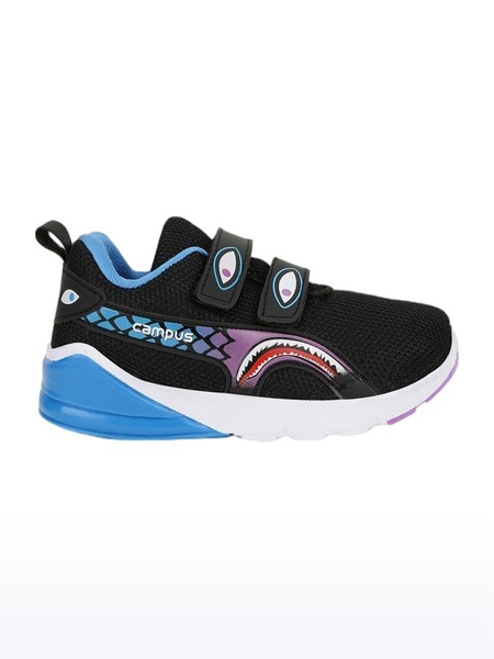 Campus Shoes | Girls Black NT 252V Running Shoes 1