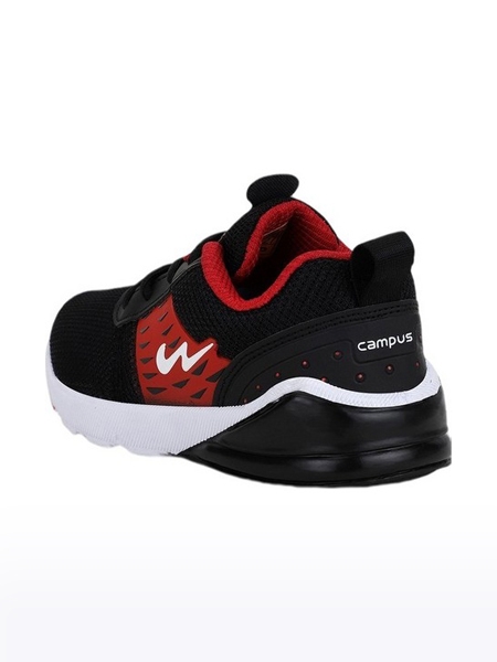 Campus Shoes | Boys Black NT 455 Running Shoes 2