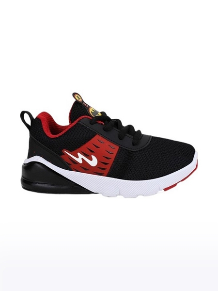 Campus Shoes | Boys Black NT 455 Running Shoes 1