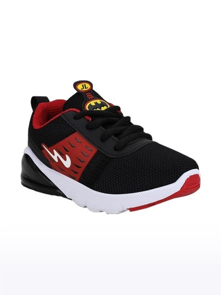 Campus Shoes | Boys Black NT 455 Running Shoes 0