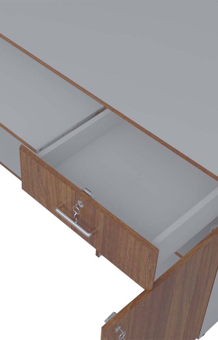 Zanko Study & Computer Table and Office Desk - Dual Tone