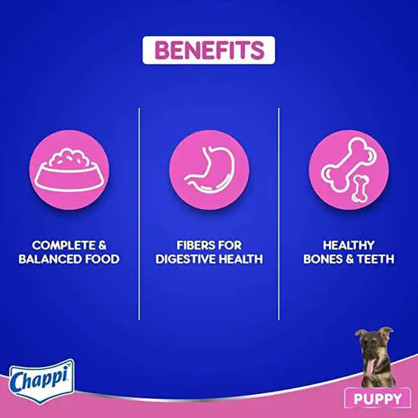 Chappi Chicken & Milk Dry Puppy Food