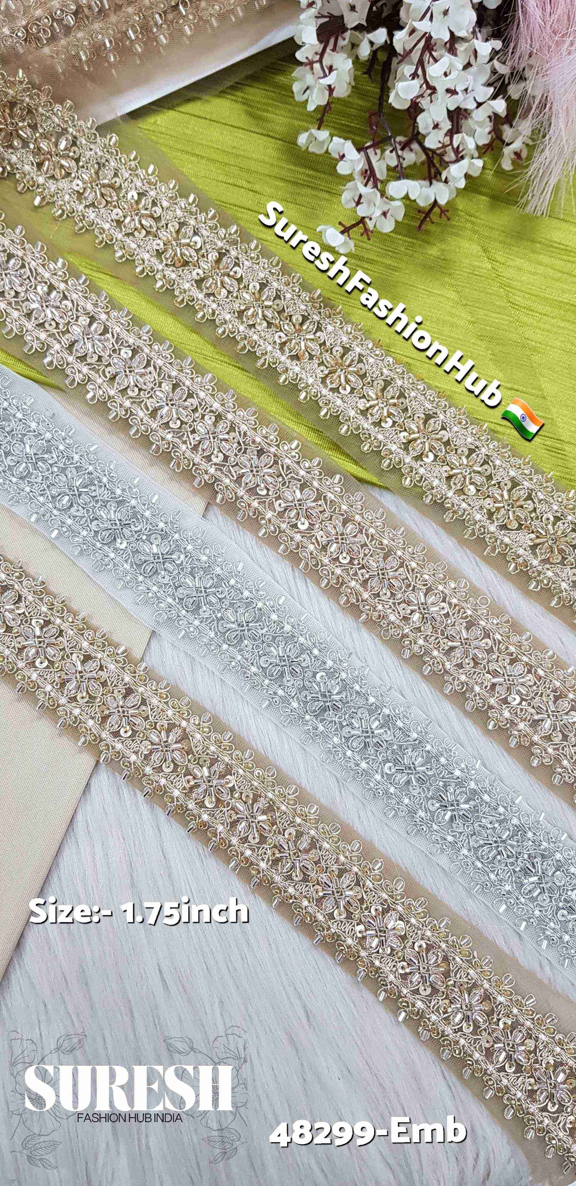 Elegant Embroidery Border Lace