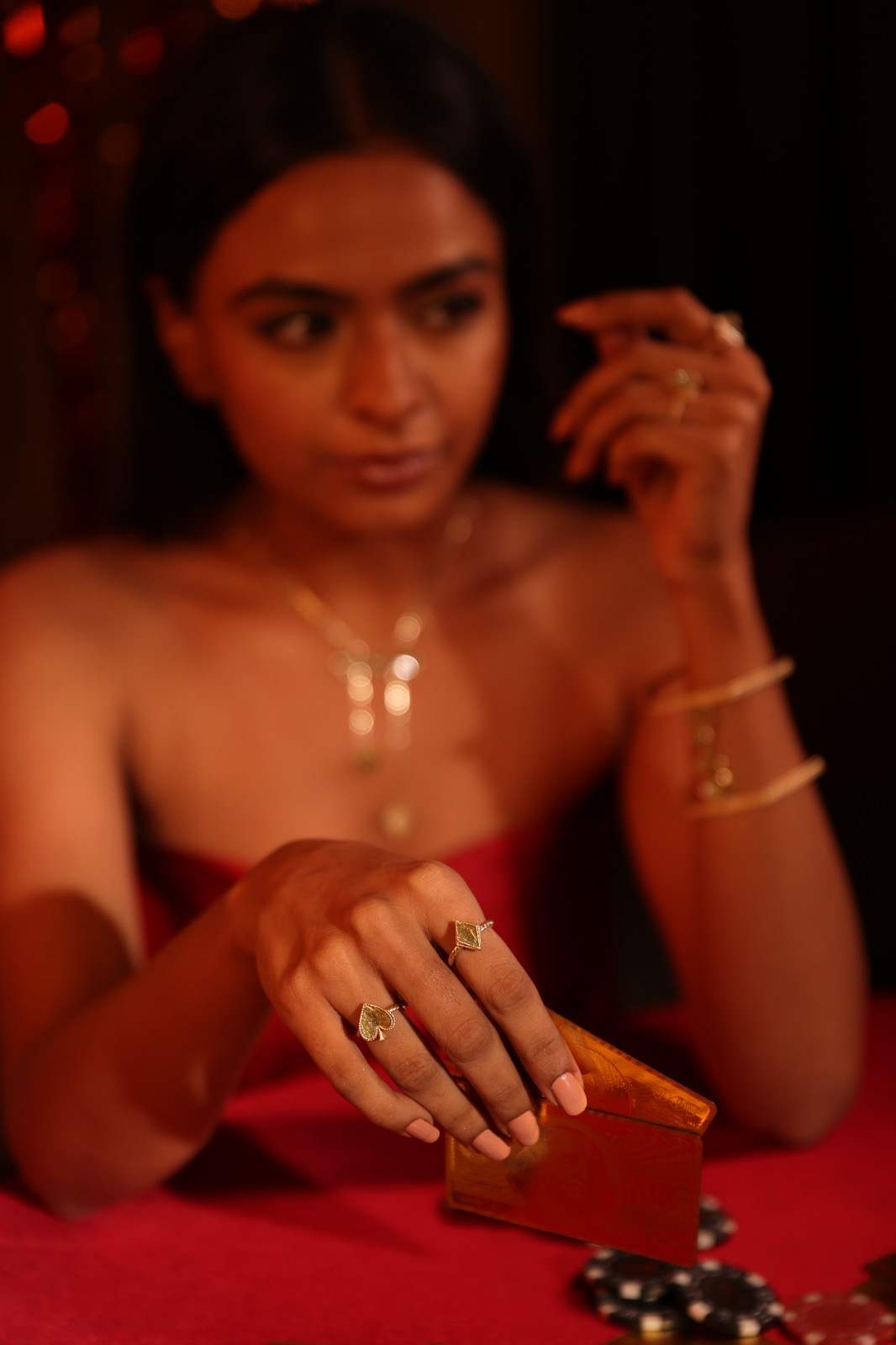 BeDecked Gold Spade Ring