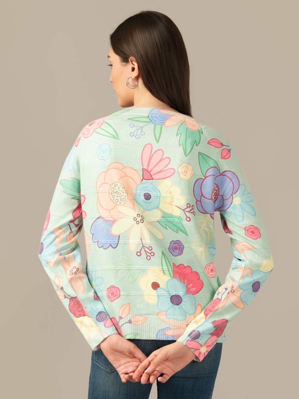 ALBION PREMIUM LADIES GREEN SWEATSHIRT