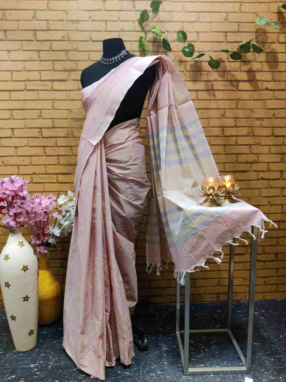 Handpainted South Cotton Sari