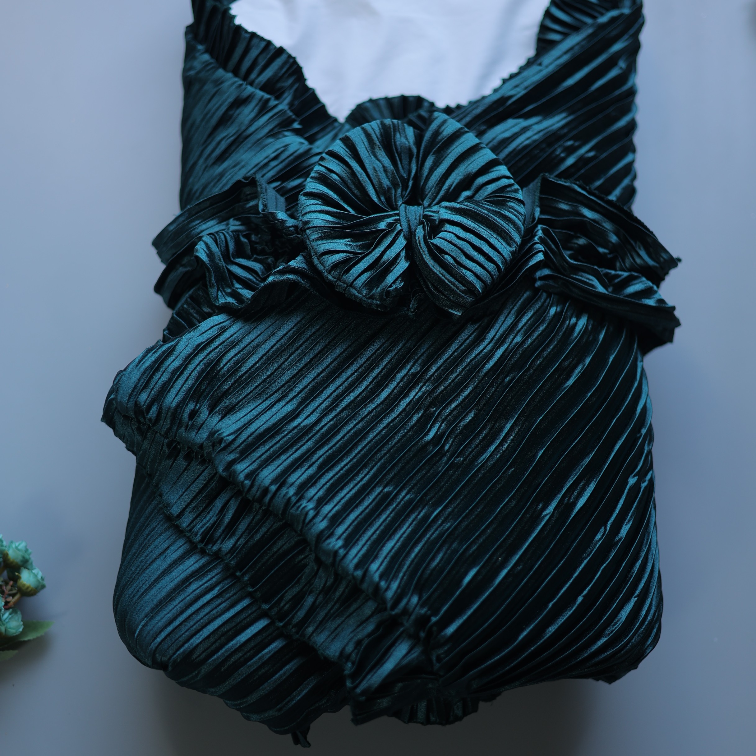 Emerald Serenity Baby Drape Set