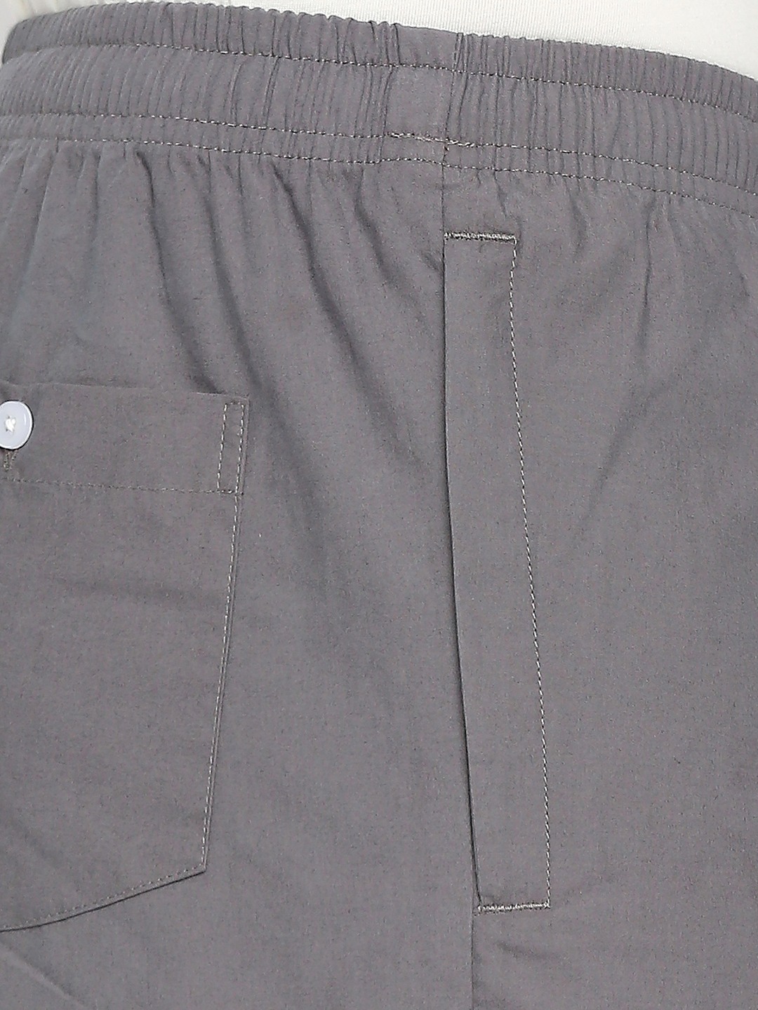 Underjeans by Spykar Men Dark Grey Cotton Printed Pyjama
