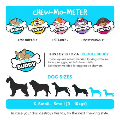 Barkbutler Fofos Glove Plush Sheep Toy for Dog (Beige)