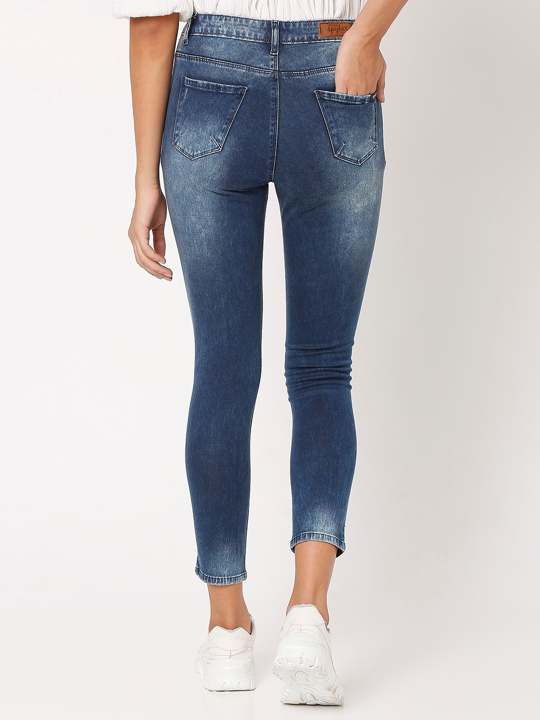spykar | Women's Blue Cotton Straight Jeans 3
