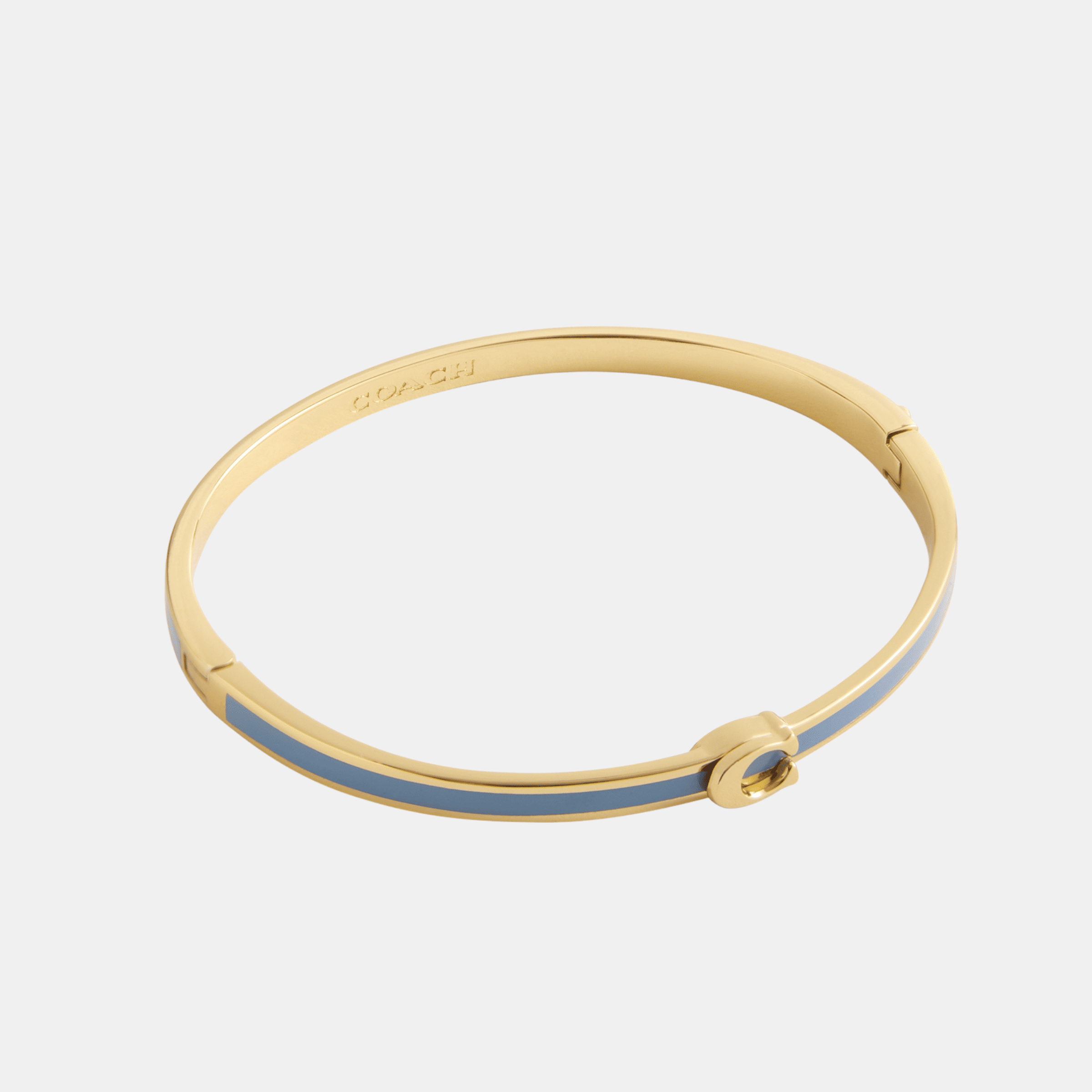 Signature Enamel Hinged Bangle