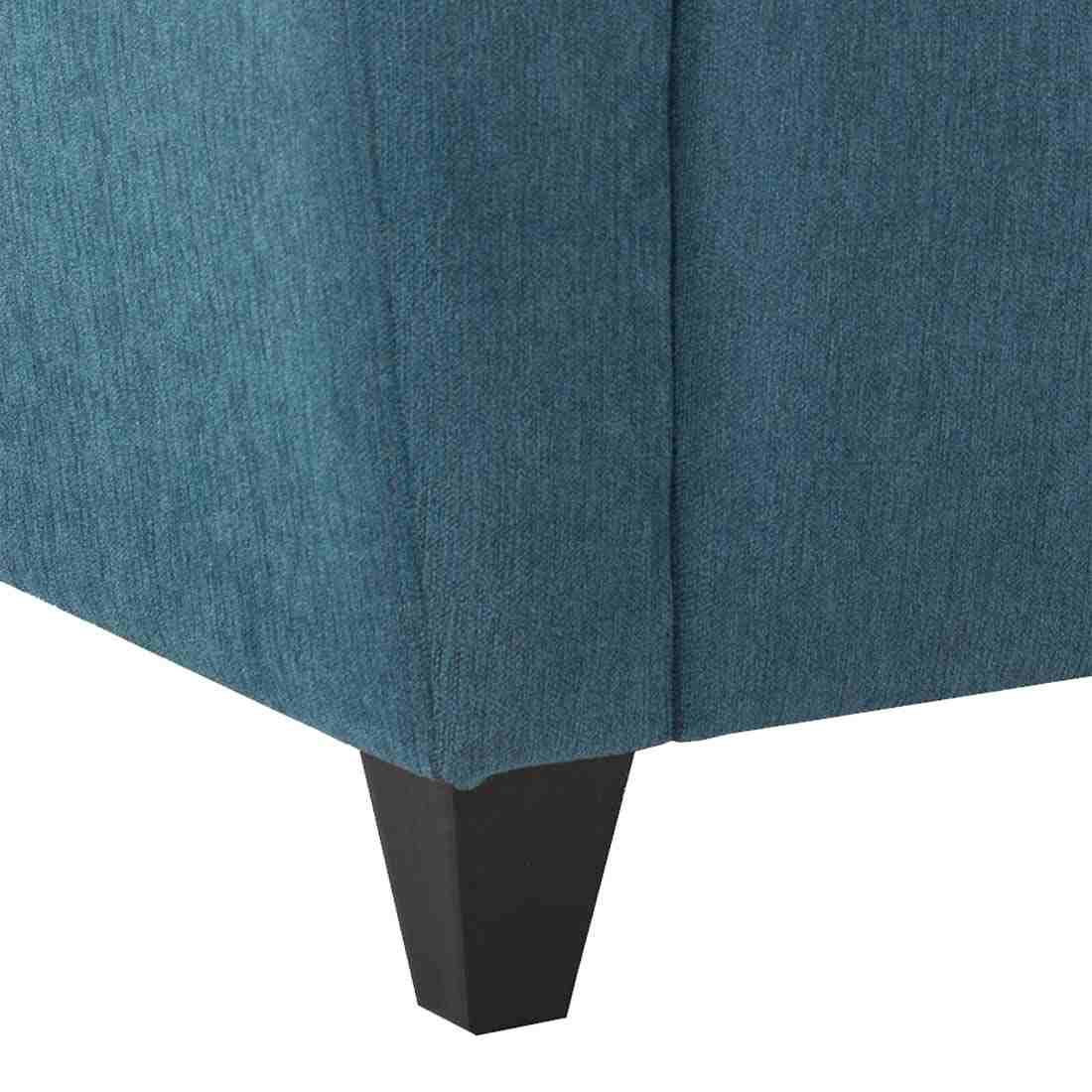 neudot Elegance Sofa for Living Room |3 Persons Sofa|Premium Fabric with Cushioned Armrest | Neem Wood Frame|3 Seater in - Blue