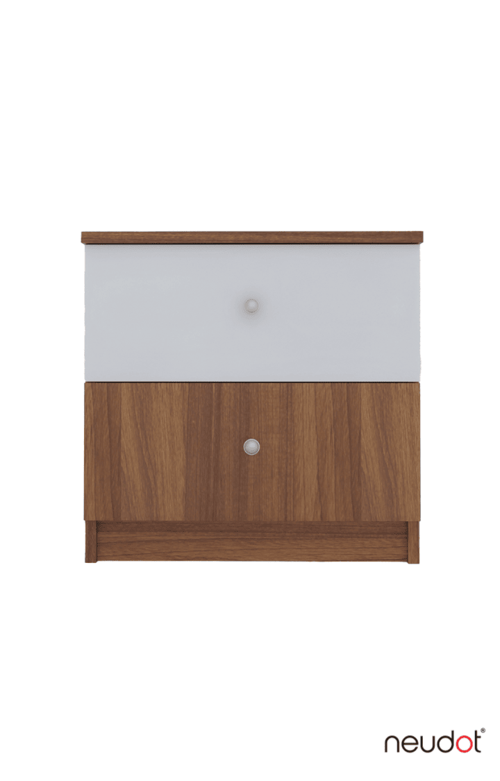 Petra Bedside Table Set of 2 - Leon Teak (DIY)